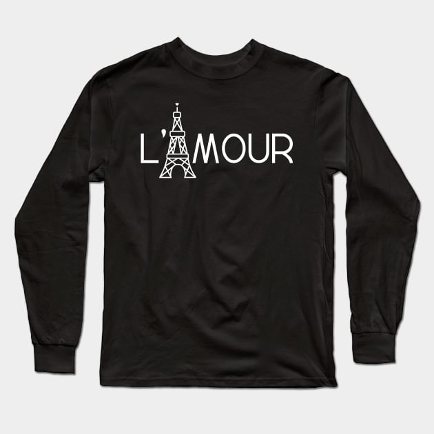 L'amour (Love) Long Sleeve T-Shirt by TTLOVE